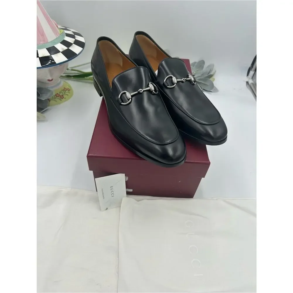Men's Gucci horse bit leather loafer size 10.5 made in Italy